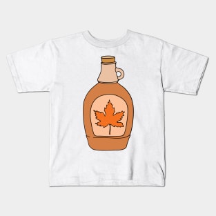 Maple Syrup Bottle Kids T-Shirt